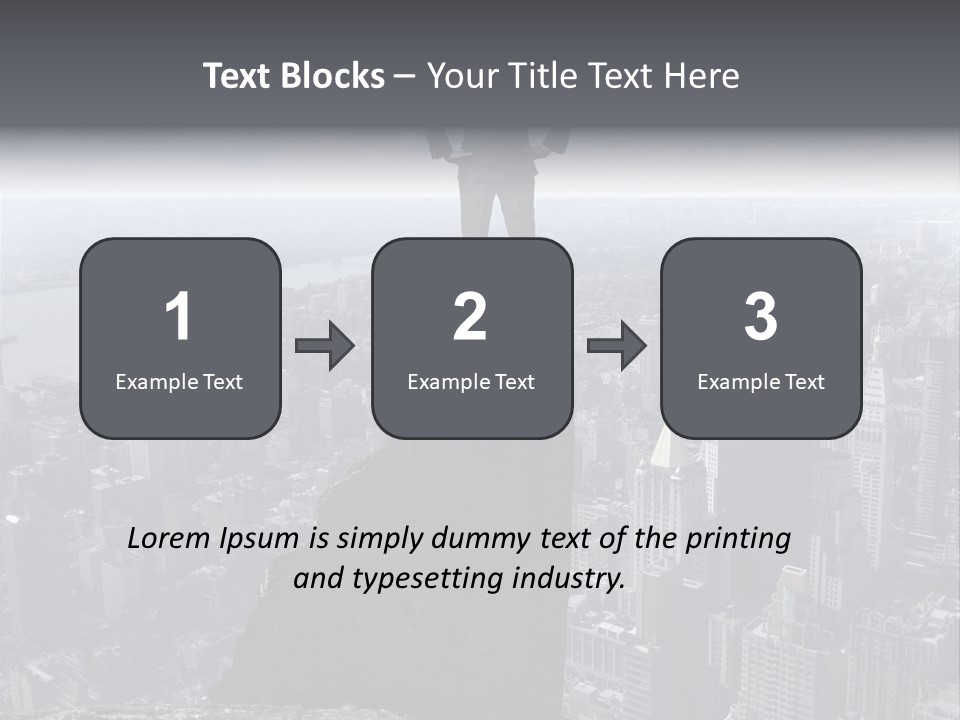 Hazardous High Office PowerPoint Template