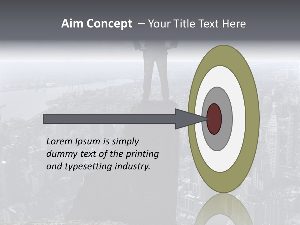 Hazardous High Office PowerPoint Template