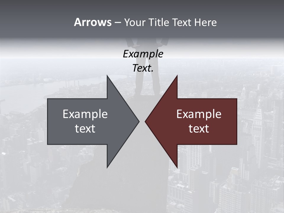 Hazardous High Office PowerPoint Template