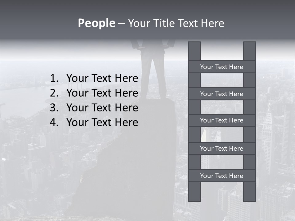 Hazardous High Office PowerPoint Template