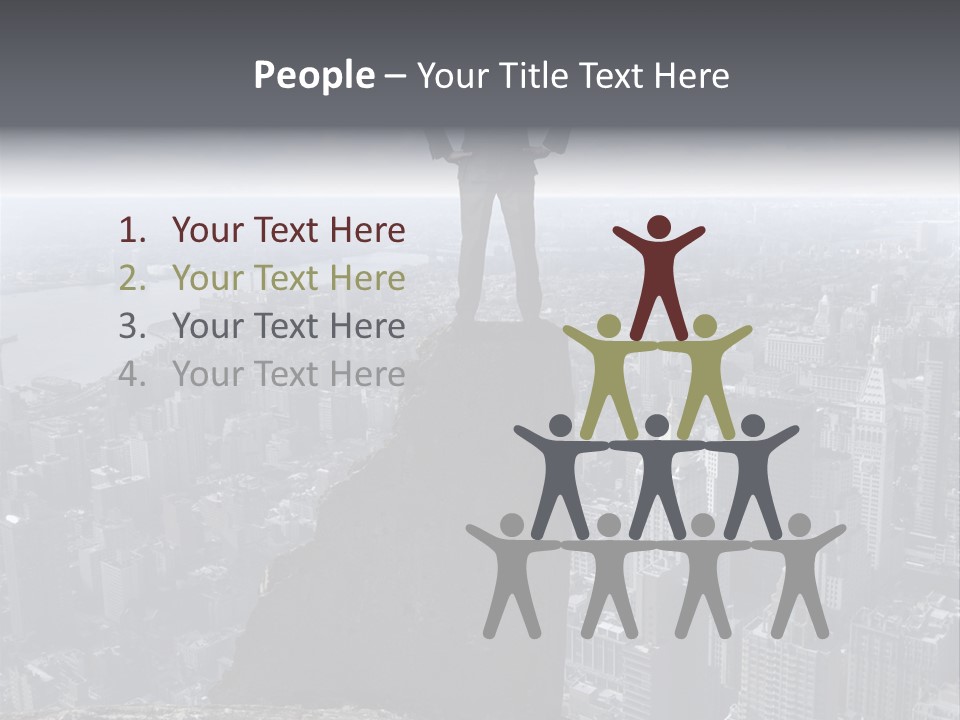 Hazardous High Office PowerPoint Template