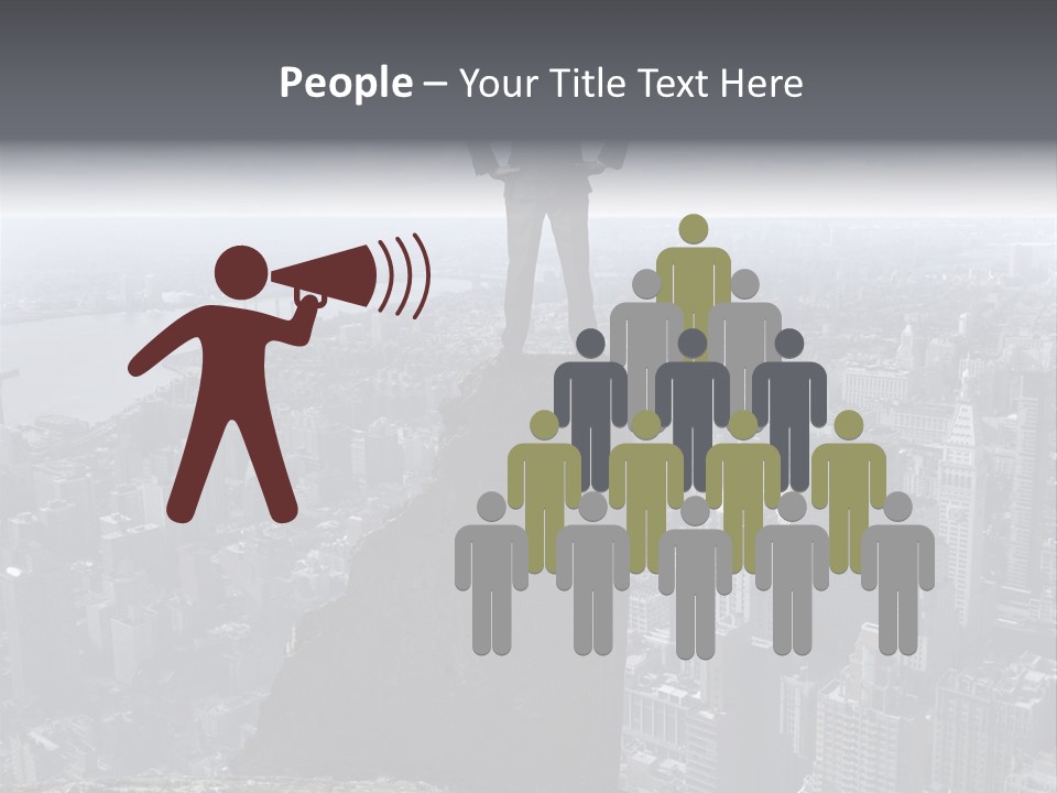 Hazardous High Office PowerPoint Template