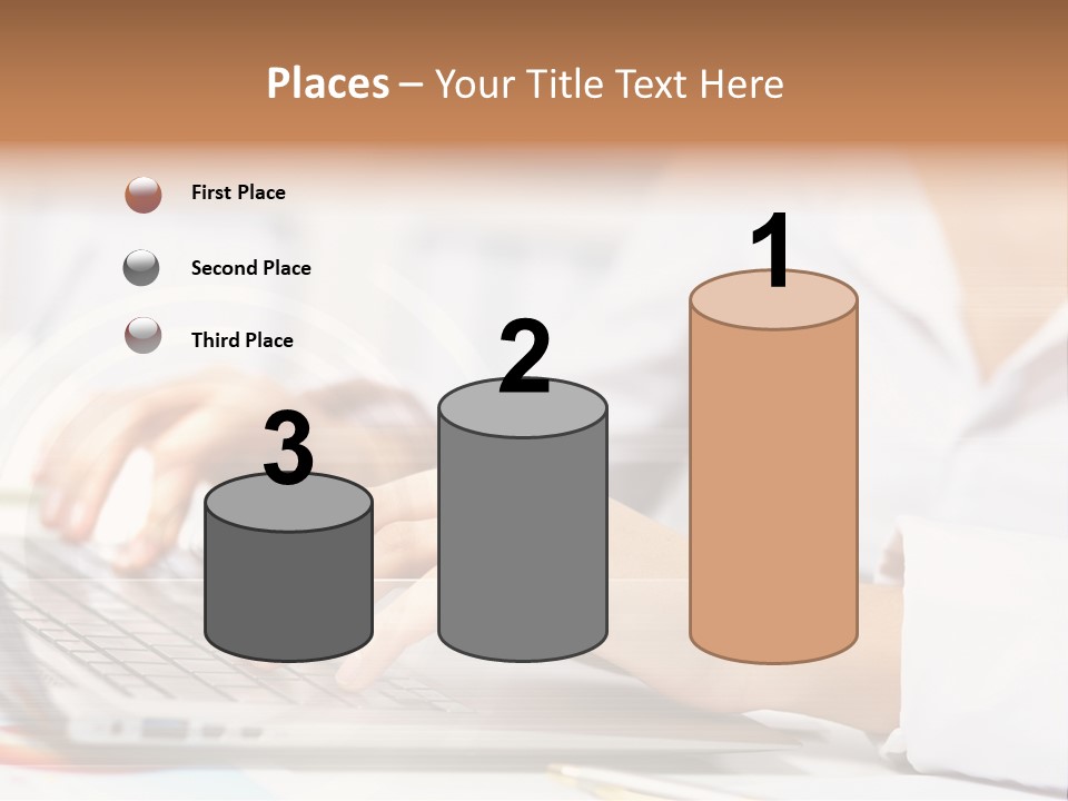 Web Hand Office PowerPoint Template