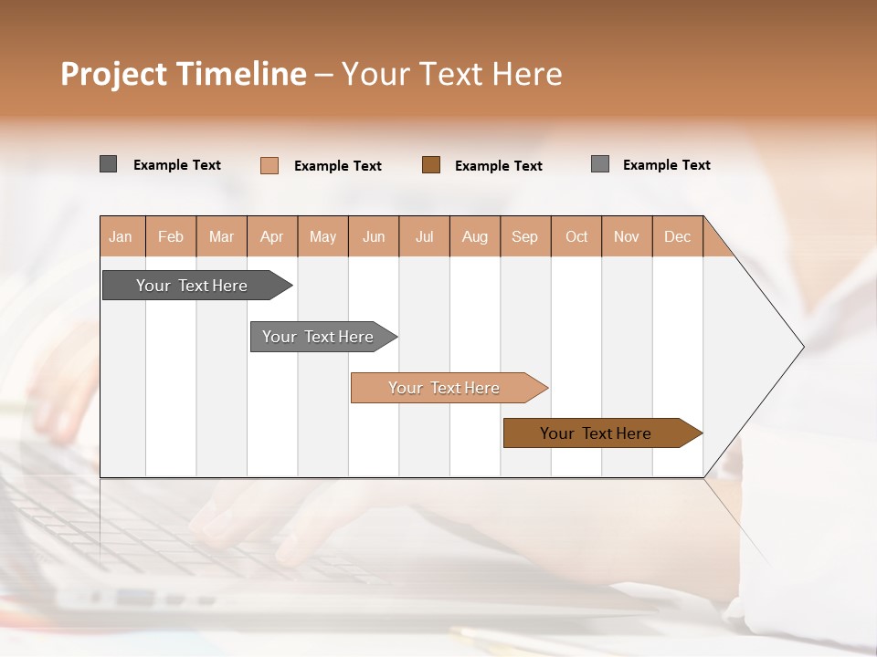 Web Hand Office PowerPoint Template