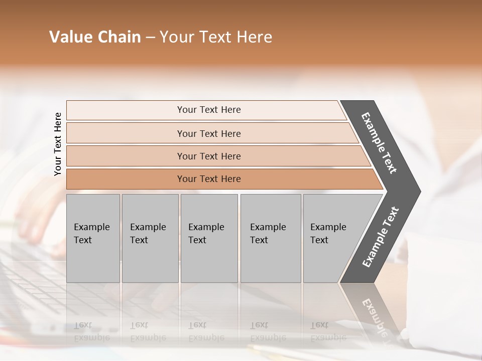 Web Hand Office PowerPoint Template