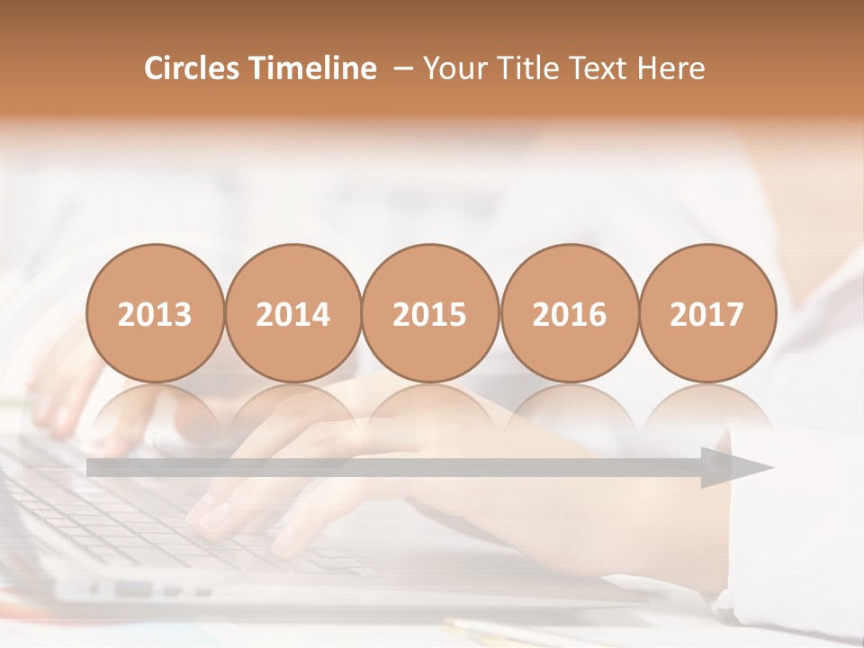 Web Hand Office PowerPoint Template