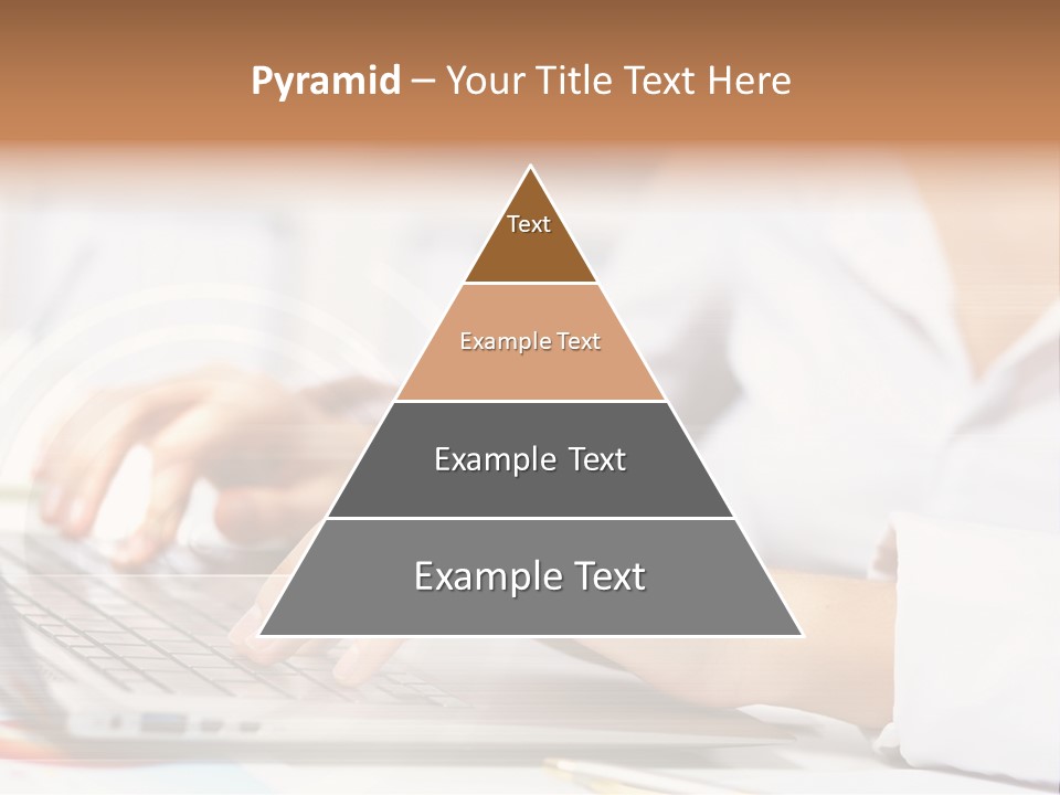 Web Hand Office PowerPoint Template