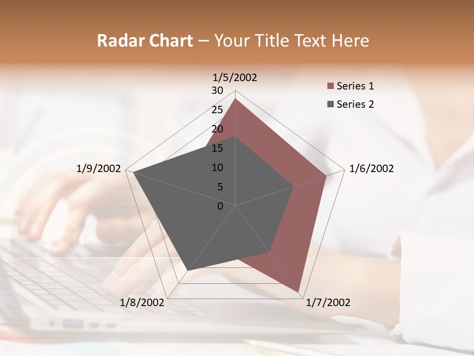 Web Hand Office PowerPoint Template