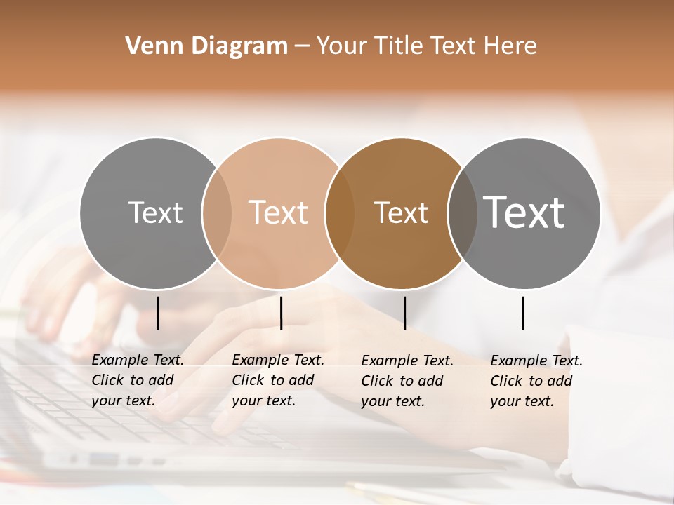 Web Hand Office PowerPoint Template