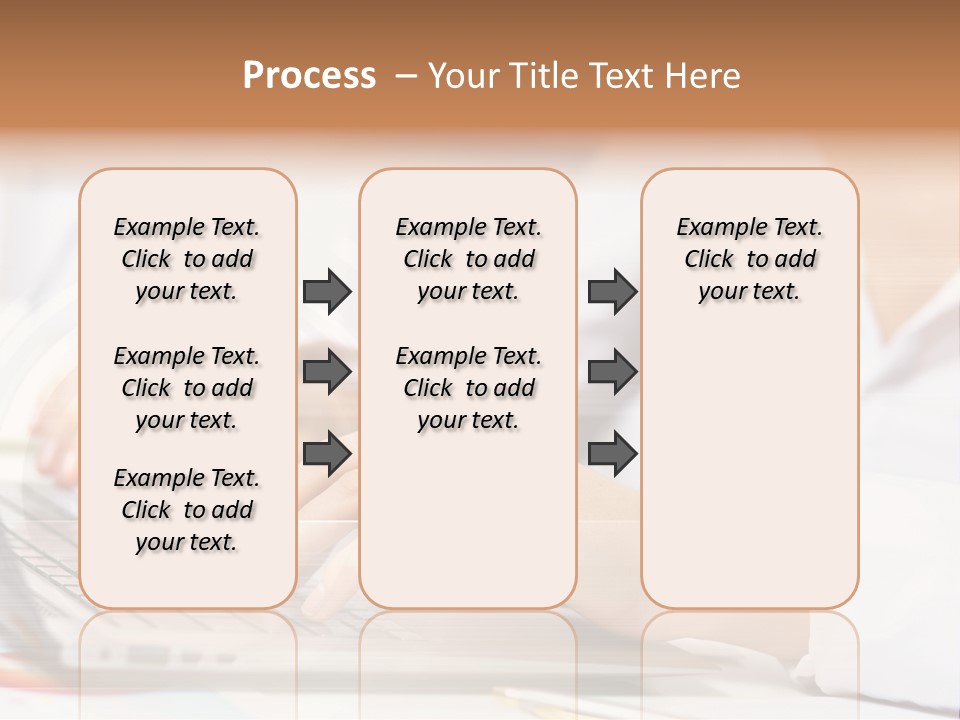 Web Hand Office PowerPoint Template