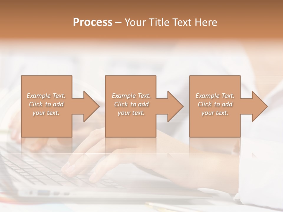 Web Hand Office PowerPoint Template