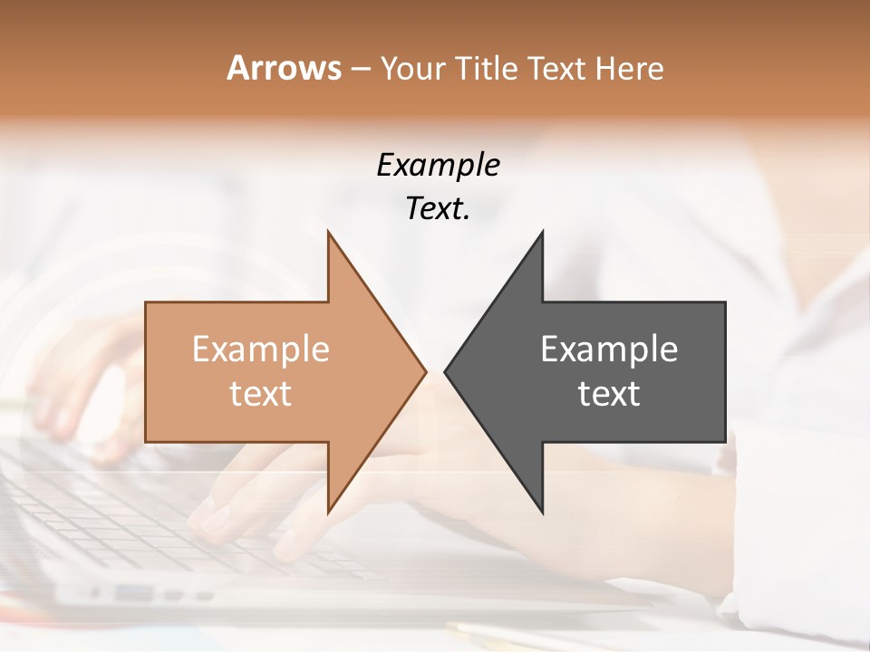 Web Hand Office PowerPoint Template