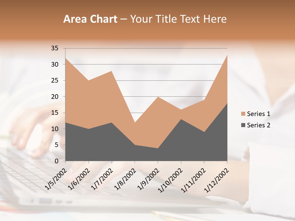 Web Hand Office PowerPoint Template