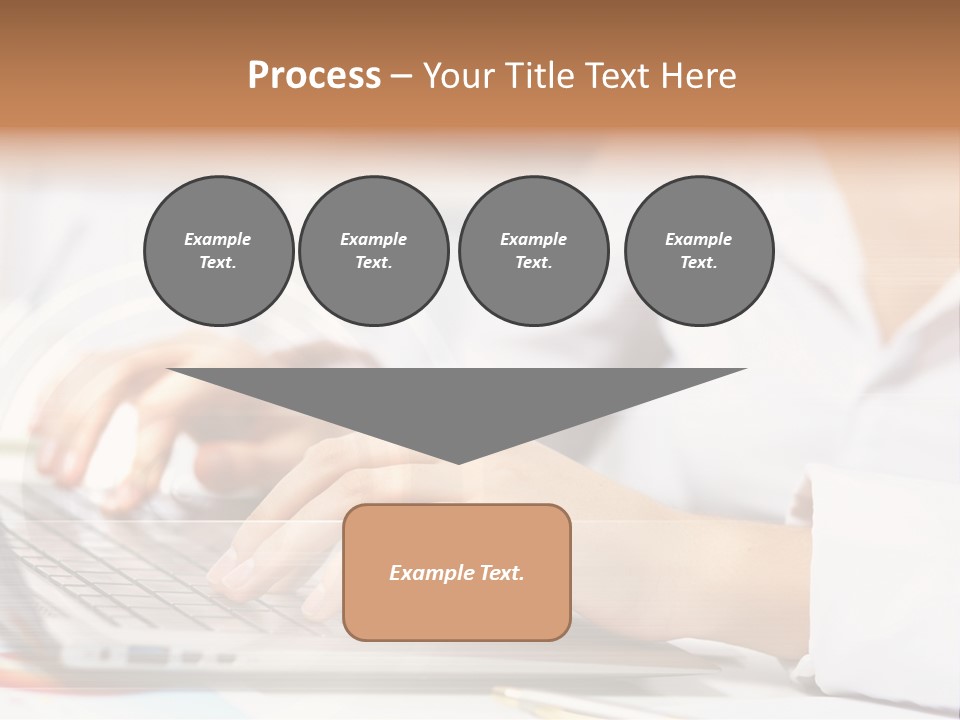 Web Hand Office PowerPoint Template