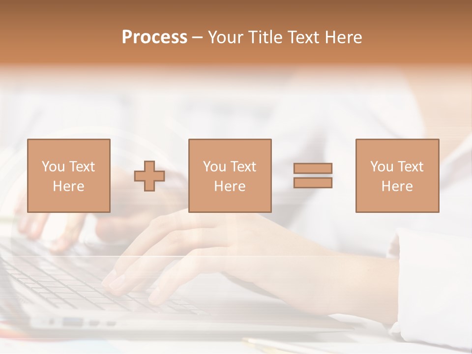 Web Hand Office PowerPoint Template