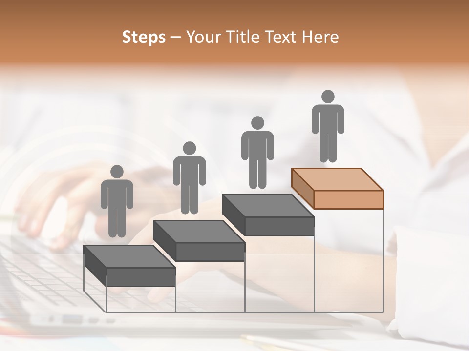 Web Hand Office PowerPoint Template