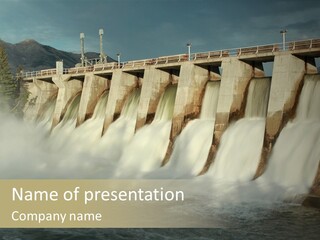 Generating Energy Water PowerPoint Template