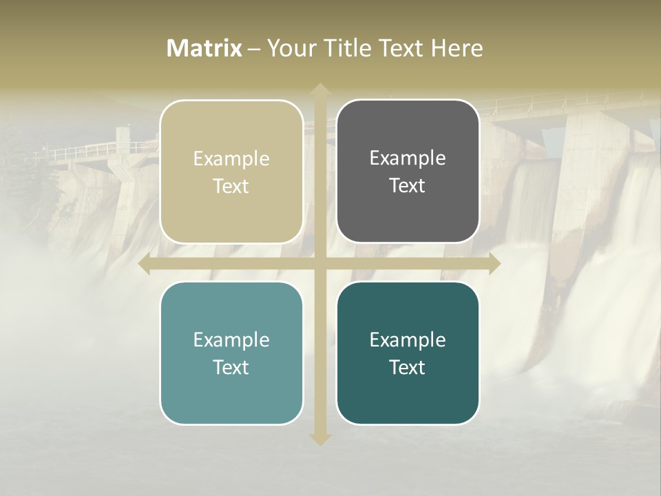 Generating Energy Water PowerPoint Template