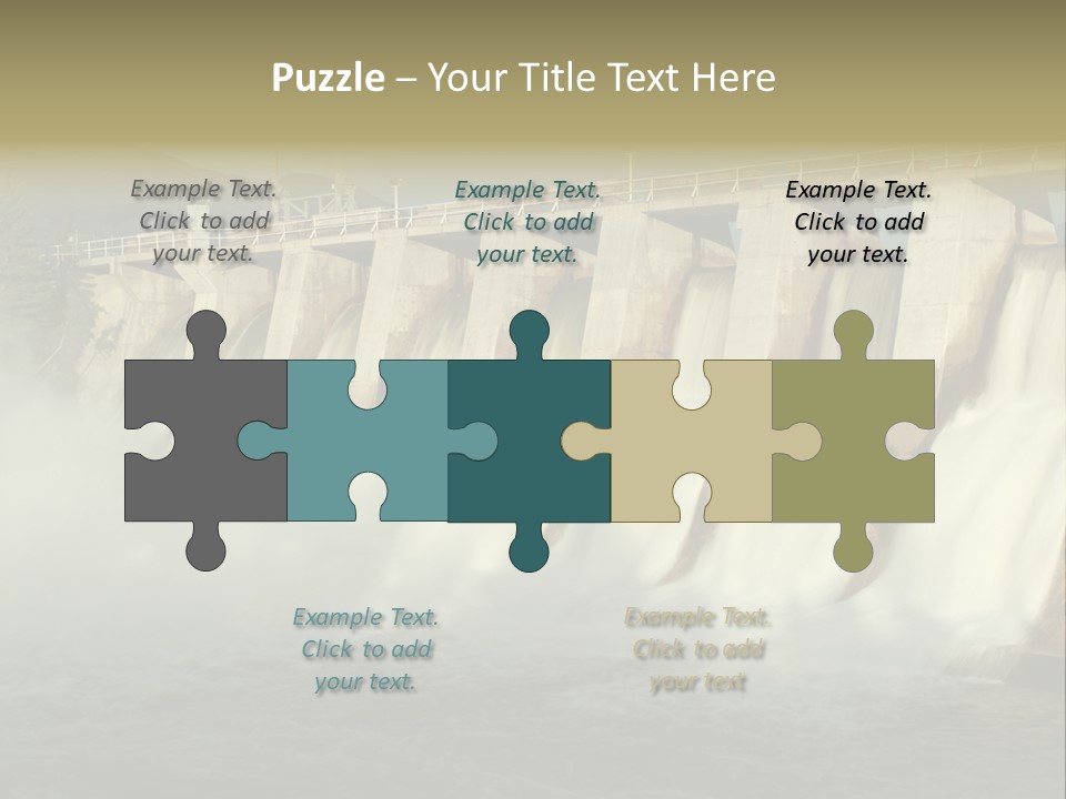 Generating Energy Water PowerPoint Template