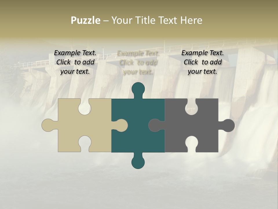 Generating Energy Water PowerPoint Template