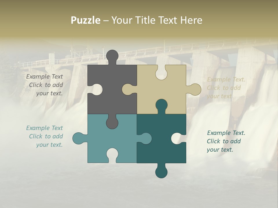 Generating Energy Water PowerPoint Template