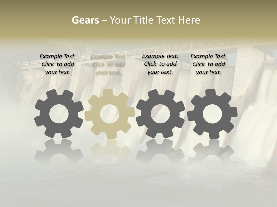 Generating Energy Water PowerPoint Template