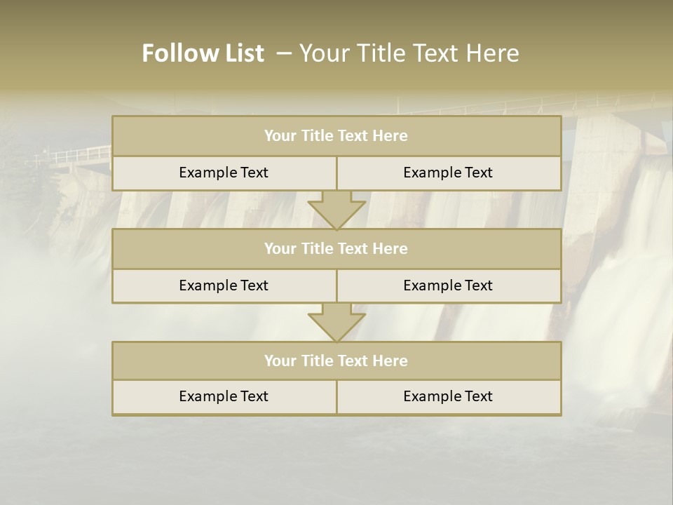 Generating Energy Water PowerPoint Template