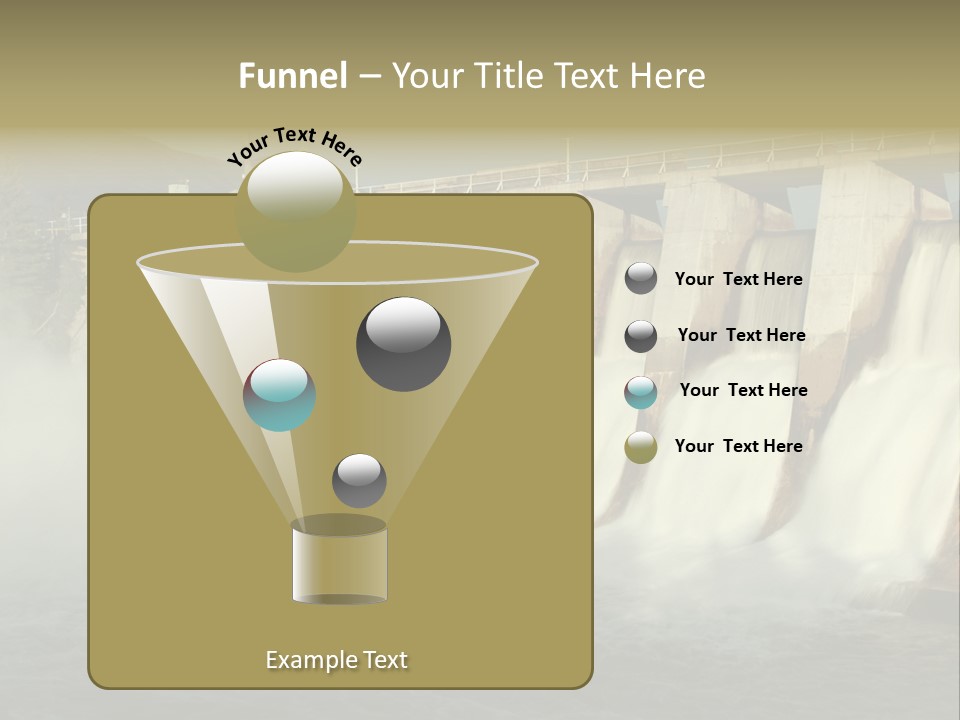 Generating Energy Water PowerPoint Template