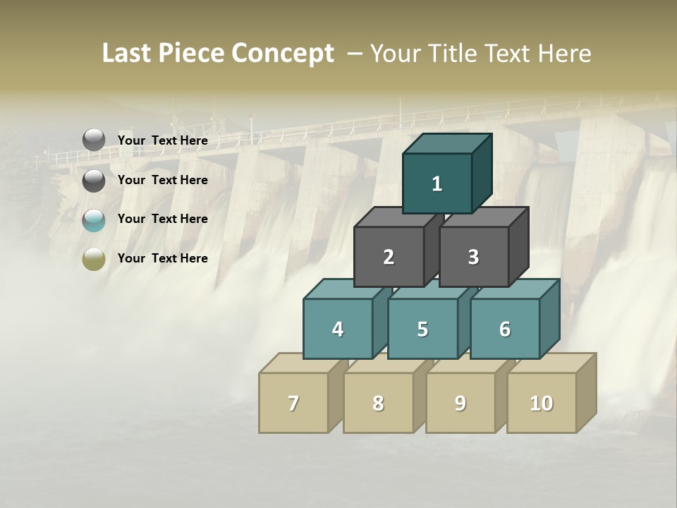 Generating Energy Water PowerPoint Template