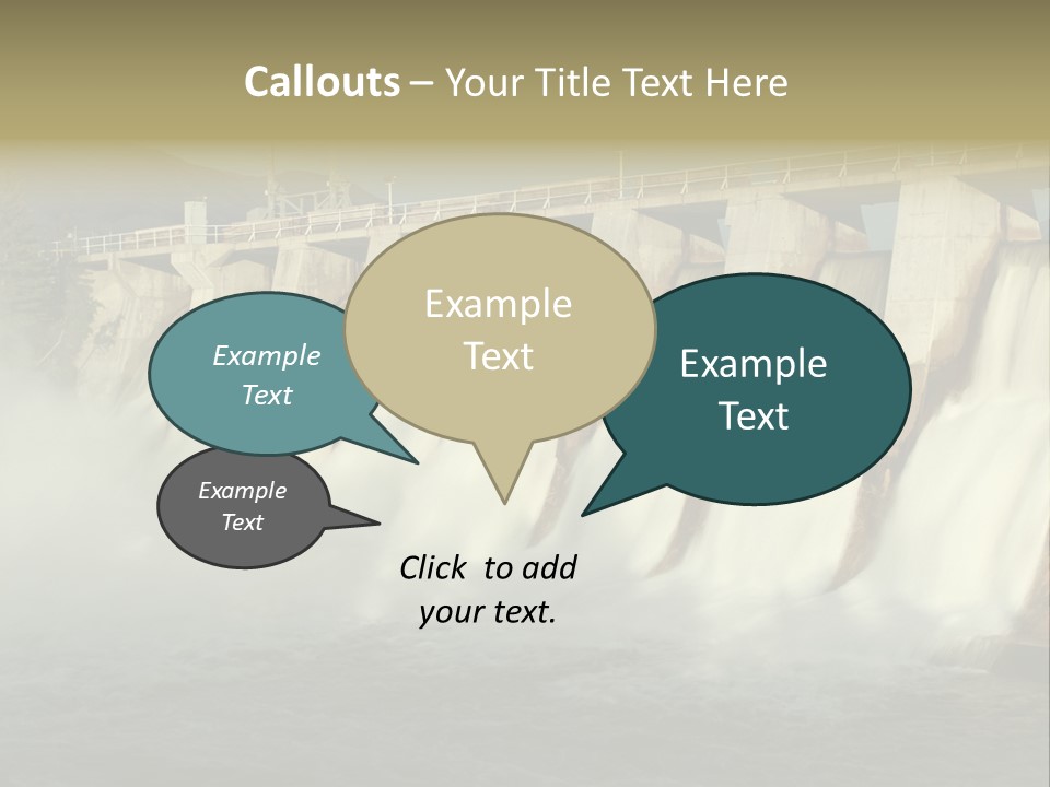 Generating Energy Water PowerPoint Template