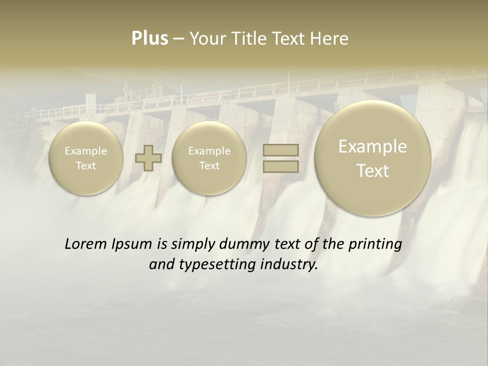 Generating Energy Water PowerPoint Template