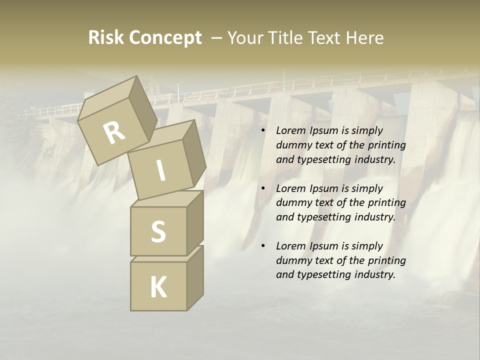 Generating Energy Water PowerPoint Template