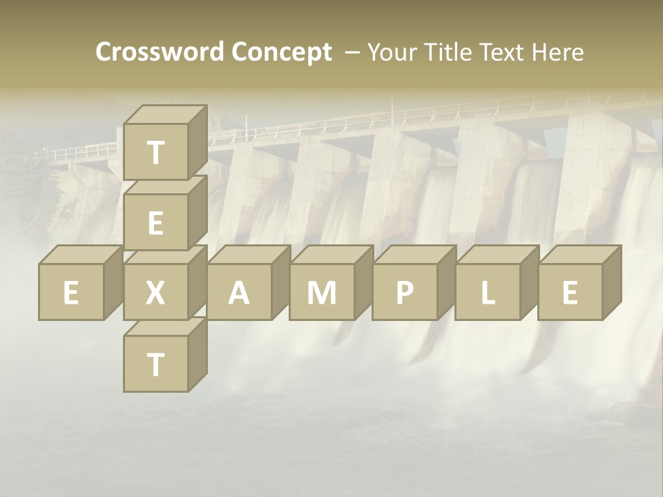 Generating Energy Water PowerPoint Template