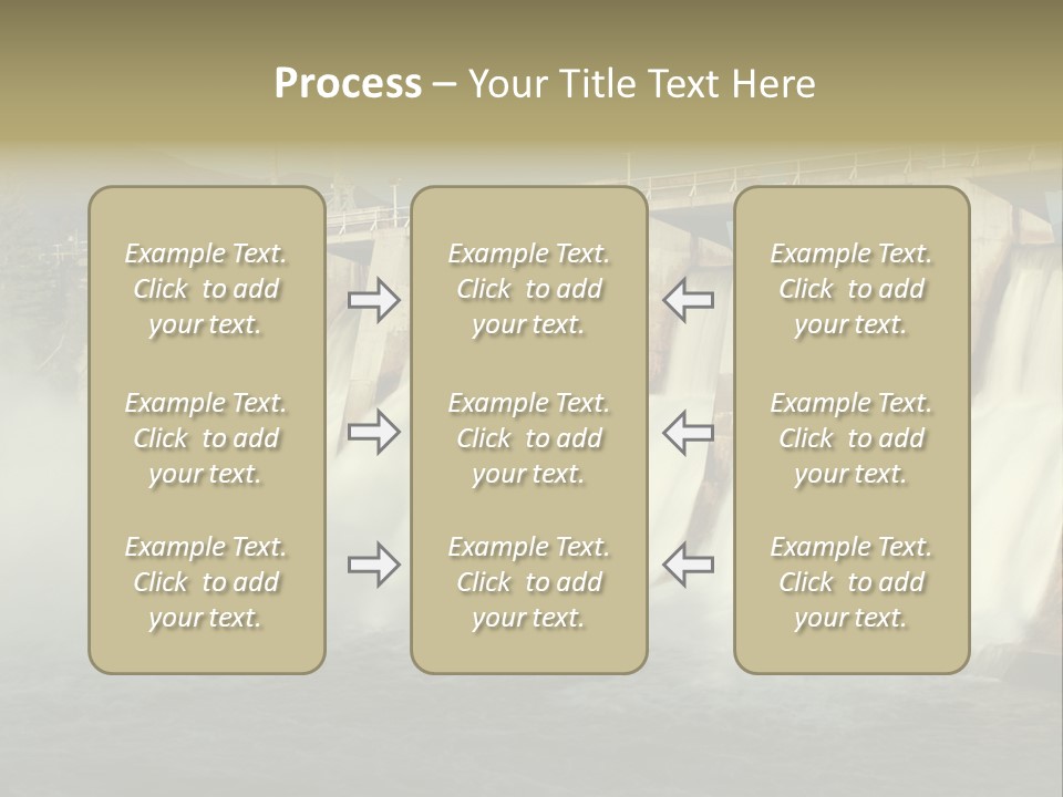 Generating Energy Water PowerPoint Template