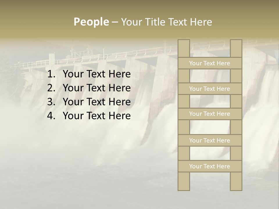 Generating Energy Water PowerPoint Template