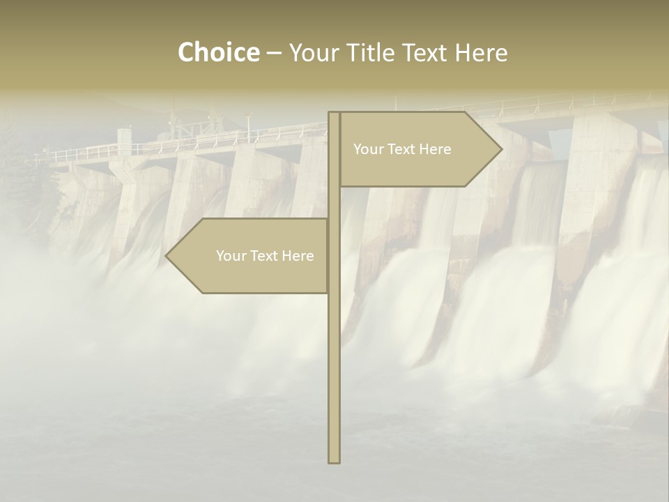 Generating Energy Water PowerPoint Template