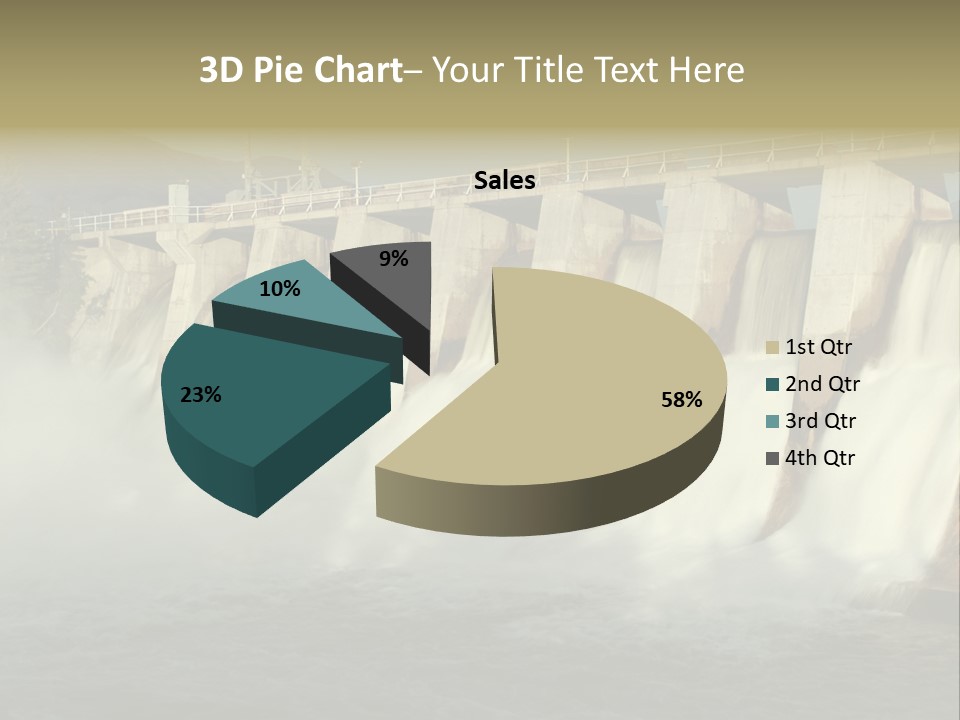 Generating Energy Water PowerPoint Template