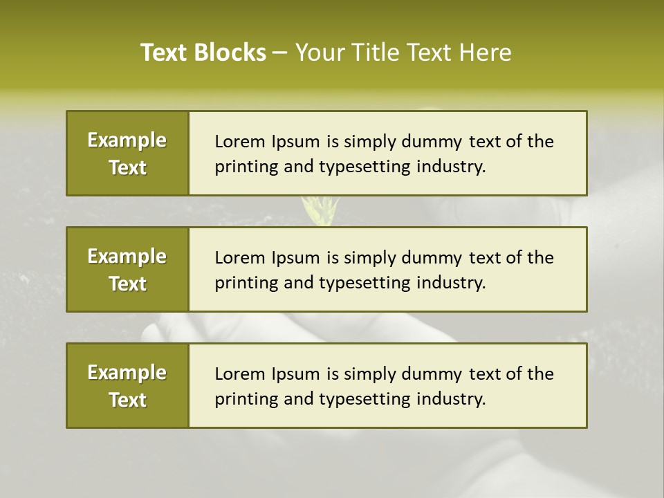 Burgeon Care Dirt PowerPoint Template