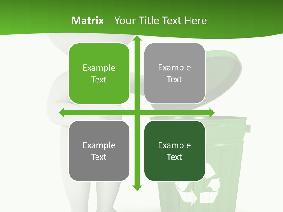 Grey Background White PowerPoint Template