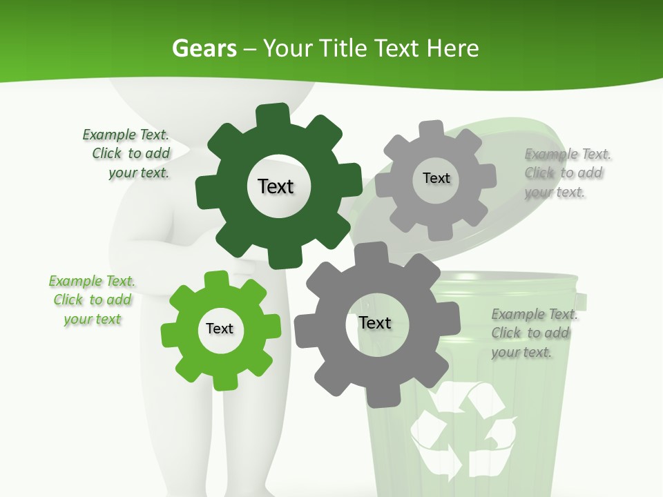 Grey Background White PowerPoint Template