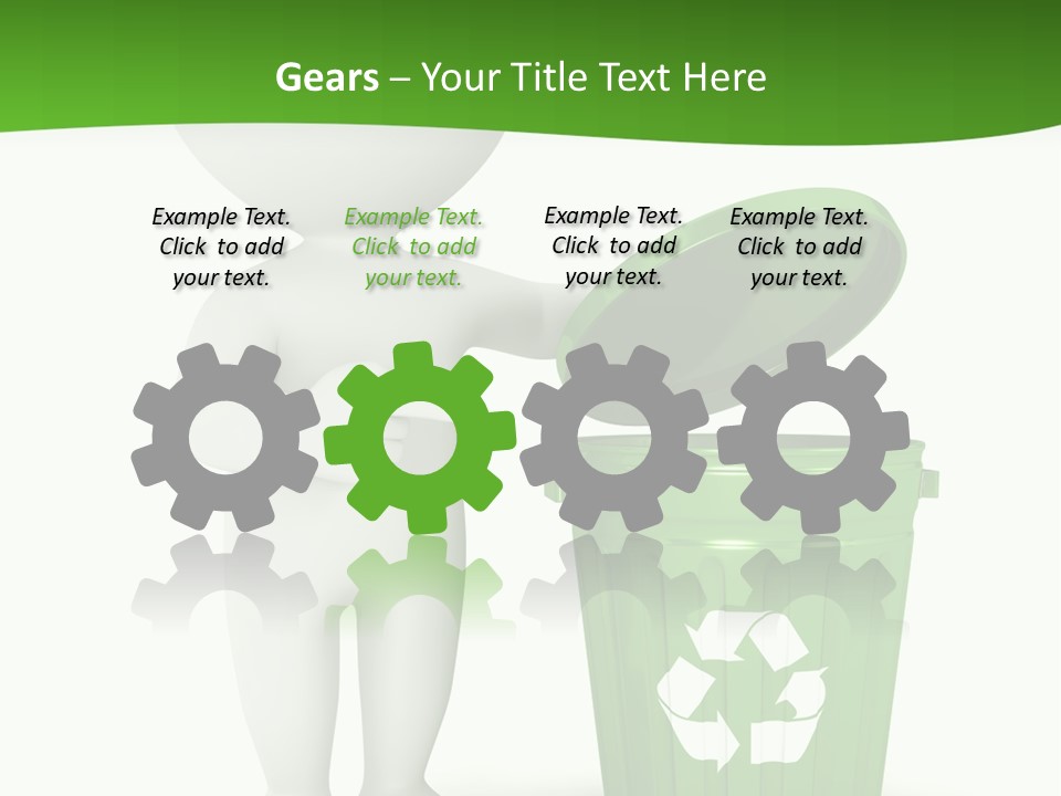 Grey Background White PowerPoint Template