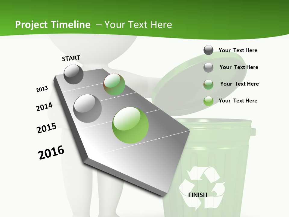 Grey Background White PowerPoint Template