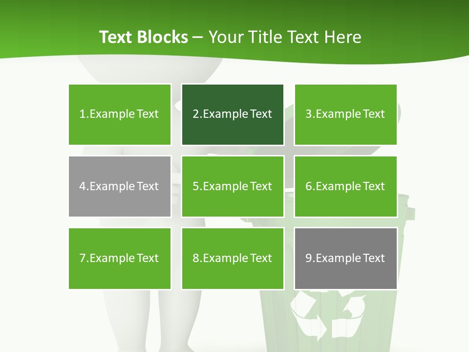 Grey Background White PowerPoint Template