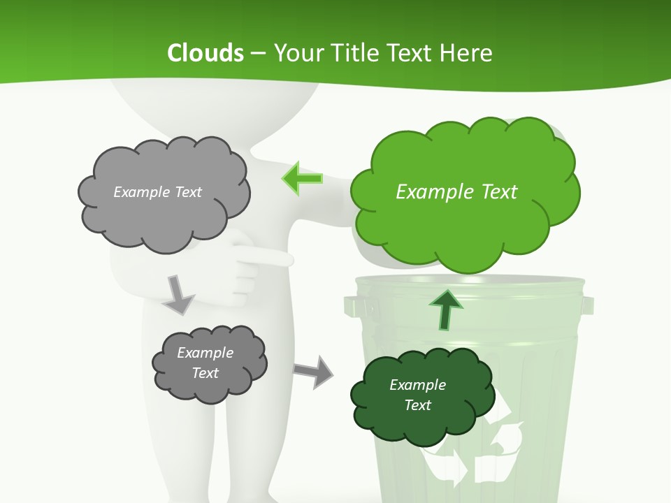 Grey Background White PowerPoint Template