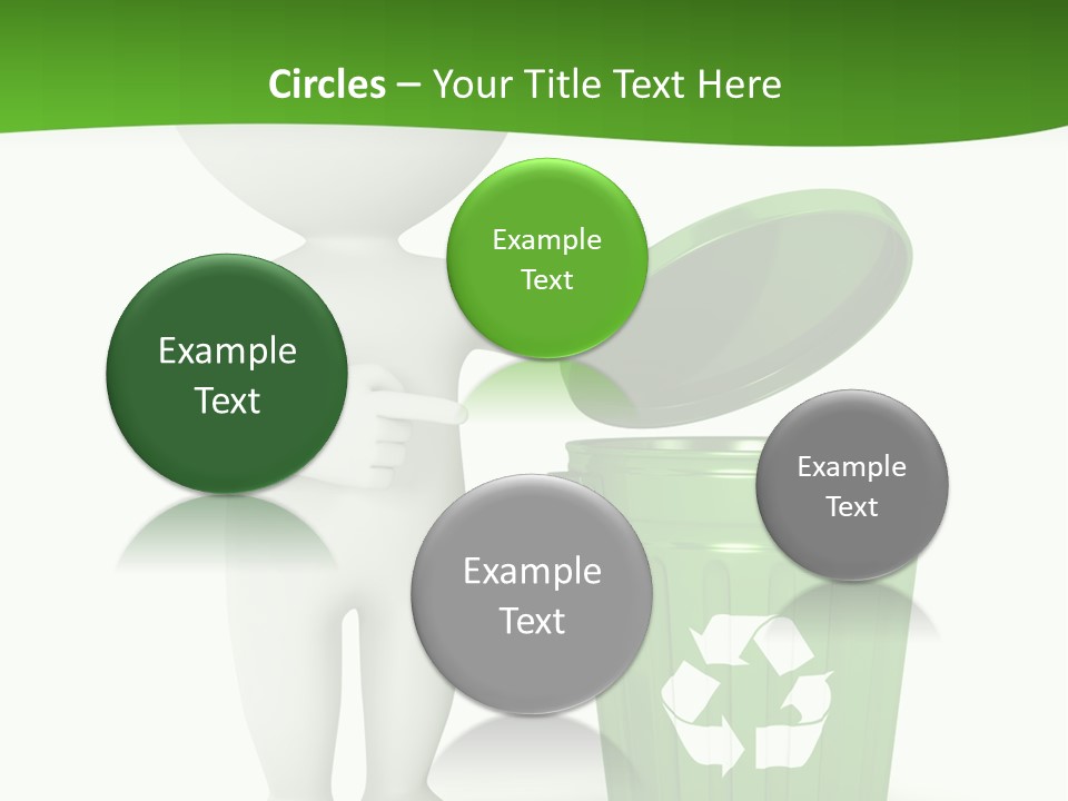 Grey Background White PowerPoint Template