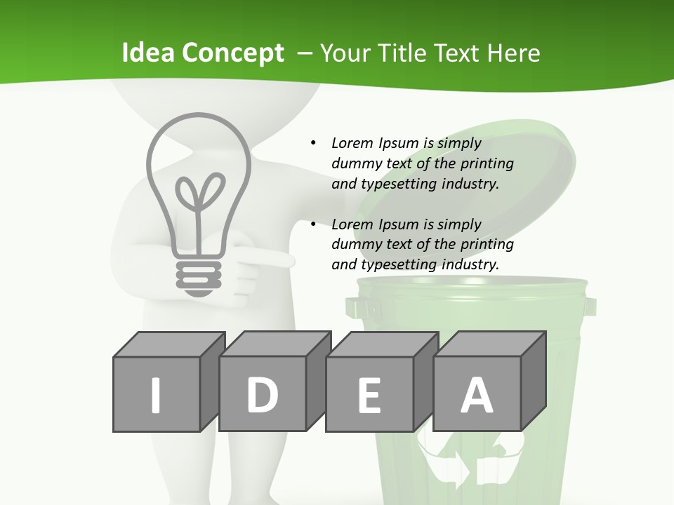 Grey Background White PowerPoint Template