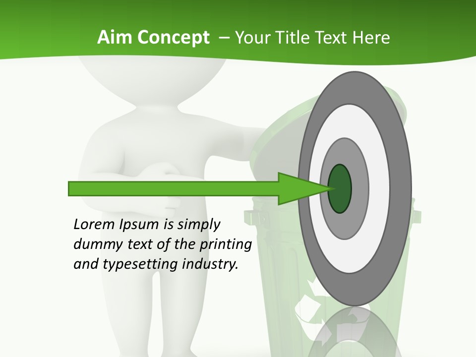 Grey Background White PowerPoint Template