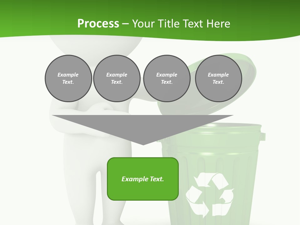 Grey Background White PowerPoint Template