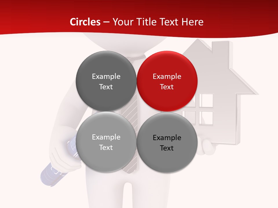 Tie Red Graphics PowerPoint Template