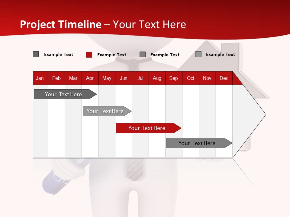Tie Red Graphics PowerPoint Template